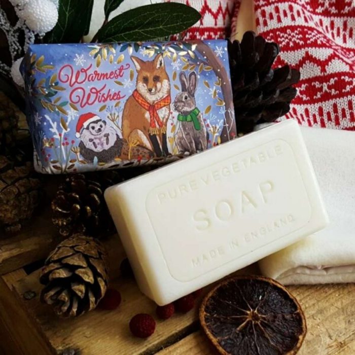 The English Soap Company Warmest Wishes Christmas Soap