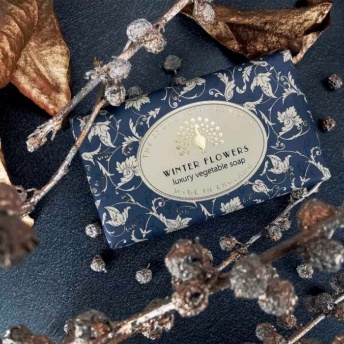 The English Soap Company Winter Flowers Christmas Soap