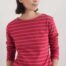 Seasalt Cornwall Breton Dahlia Coulis Sailor Shirt - La Vie en Rose Damesmode (1)