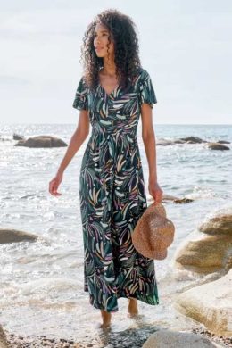 Seasalt Cornwall Chateaux Dress Dune Marks Inkwell - La Vie en Rose Damesmode