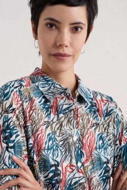 Seasalt Cornwall Larissa Shirt River Kelp Chalk - La Vie en Rose Damesmode