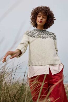 Seasalt Cornwall Port Kinnis Jumper Wag Tail Aran Onyx - La Vie en Rose Damesmode