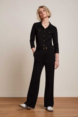 King Louie Alexa Jumpsuit Uni Rodeo Black - La Vie en Rose Damesmode