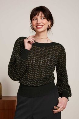 Audrey Top Pacific Black