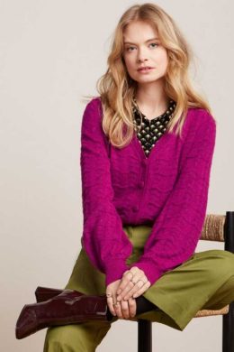 King Louie Cardi V Terme Vivid Purple - La Vie en Rose Damesmode (1)