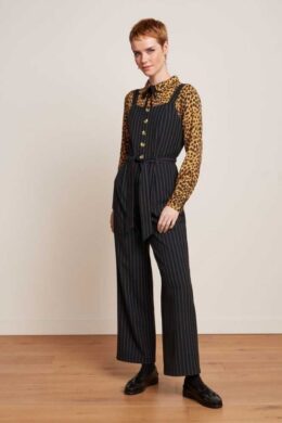 King Louie Ines Jumpsuit Ziggy Stripe - La Vie en Rose Damesmode