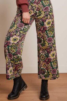 King Louie Paige Flare Pants Tulsa Black - La Vie en Rose Damesmode