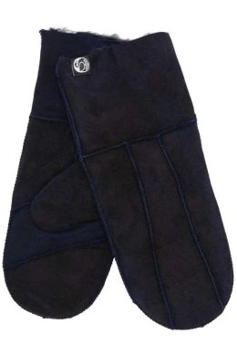 Danefae No Waste Sheepskin Gloves Navy - La Vie en Rose Damesmode