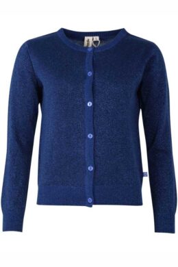 Danefae Danesaga Glitter Cardigan Deep Blue- La Vie en Rose Damesmode