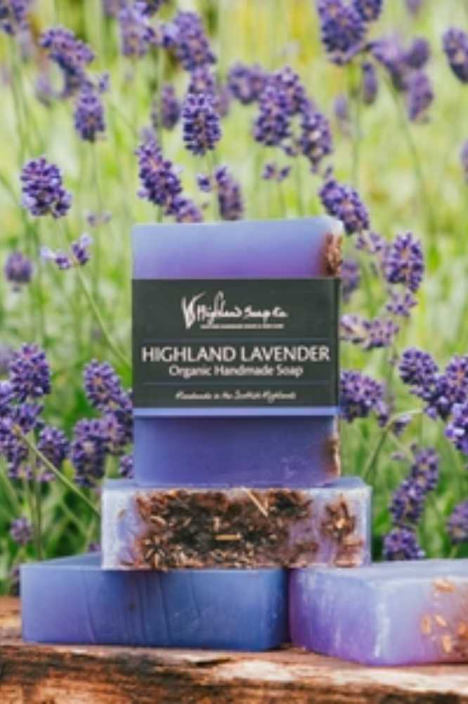 The Highland Soap Company Highland Lavender Organic Glycerine Soap 150 gram - La Vie en Rose Damesmode (1)