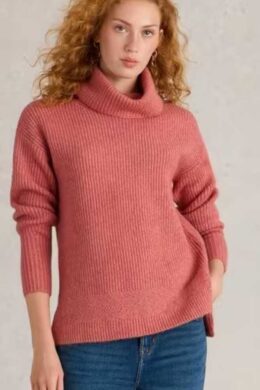 White Stuff Lovely Ribbed Jumper - La Vie en Rose Damesmode