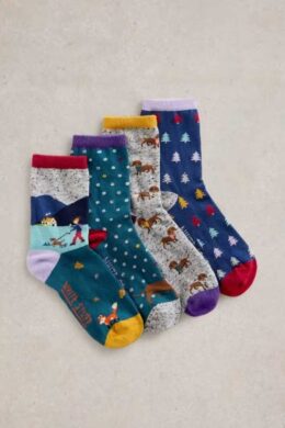 White Stuff Winter Walk Socks - La Vie en Rose Damesmode