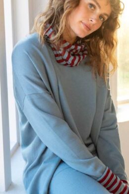 Zilch Sweater Fog - La Vie en Rose Damesmode