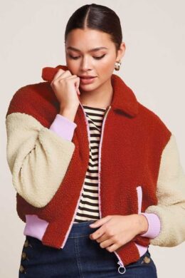 King Louie Fay Jacket Teddy Red - La Vie en Rose Damesmode (1)