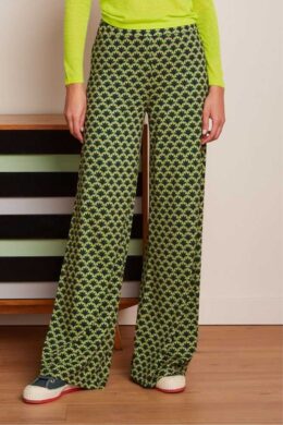 King LouieSarah Pants Touche Beacon Blue - La Vie en Rose Damesmode